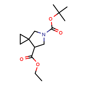 5-tert-butyl 7-ethyl 5-azaspiro[2.4]heptane-5,7-dicarboxylate