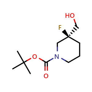tert-butyl (3S)-3-fluoro-3-(hydroxymethyl)piperidine-1-carboxylate
