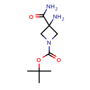 tert-butyl 3-amino-3-carbamoylazetidine-1-carboxylate