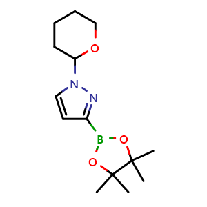 1-(tetrahydro-2H-pyran-2-yl)-3-(4,4,5,5-tetramethyl-1,3,2-dioxaborolan-2-yl)-1H-pyrazole