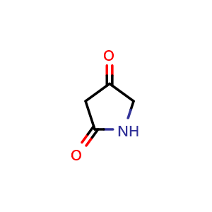 Chemical structure of pyrrolidine-2,4-dione , CAS 37772-89-7, AChemBlock L18257