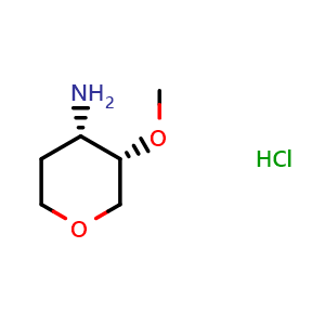 (3S,4S)-3-methoxyoxan-4-amine hydrochloride