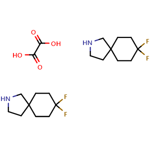 bis(8,8-difluoro-2-azaspiro[4.5]decane); oxalic acid