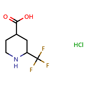 2-(trifluoromethyl)piperidine-4-carboxylic acid hydrochloride