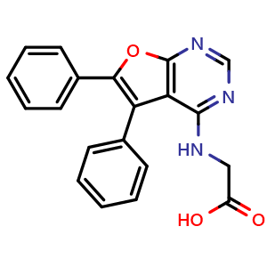 (5,6-Diphenyl-furo[2,3-d]pyrimidin-4-ylamino)-acetic acid