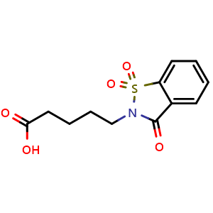 5-(1,1-Dioxido-3-oxo-1,2-benzisothiazol-2(3H)-yl)pentanoic acid