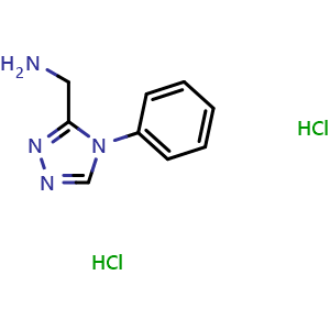 [(4-phenyl-4H-1,2,4-triazol-3-yl)methyl]amine dihydrochloride
