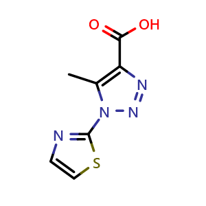 5-methyl-1-(1,3-thiazol-2-yl)-1H-1,2,3-triazole-4-carboxylic acid