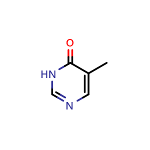 Chemical structure of 5-methylpyrimidin-4(3H)-one , CAS 17758-52-0, AChemBlock L18637