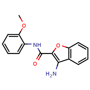 3-amino-N-(2-methoxyphenyl)-1-benzofuran-2-carboxamide