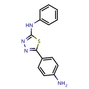 5-(4-aminophenyl)-N-phenyl-1,3,4-thiadiazol-2-amine