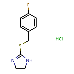 2-[(4-fluorobenzyl)thio]-4,5-dihydro-1H-imidazole hydrochloride