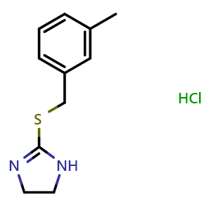 2-[(3-methylbenzyl)thio]-4,5-dihydro-1H-imidazole hydrochloride