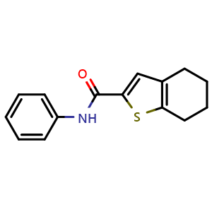 N-phenyl-4,5,6,7-tetrahydro-1-benzothiophene-2-carboxamide