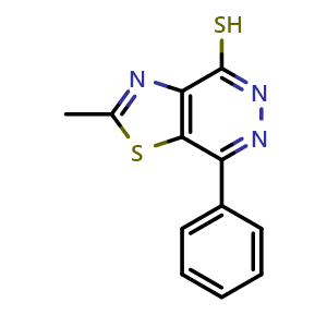 2-methyl-7-phenyl[1,3]thiazolo[4,5-d]pyridazine-4-thiol