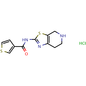 N-(4,5,6,7-tetrahydro[1,3]thiazolo[5,4-c]pyridin-2-yl)thiophene-3-carboxamide hydrochloride