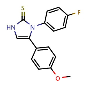 1-(4-fluorophenyl)-5-(4-methoxyphenyl)-1,3-dihydro-2H-imidazole-2-thione