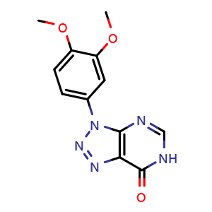 3-(3,4-dimethoxyphenyl)-3,6-dihydro-7H-[1,2,3]triazolo[4,5-d]pyrimidin-7-one