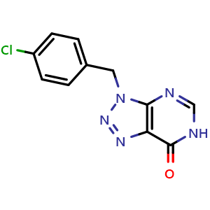 3-(4-chlorobenzyl)-3,6-dihydro-7H-[1,2,3]triazolo[4,5-d]pyrimidin-7-one