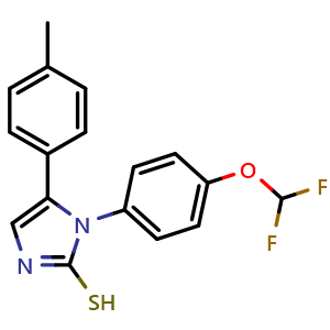 1-[4-(difluoromethoxy)phenyl]-5-(4-methylphenyl)-1H-imidazole-2-thiol
