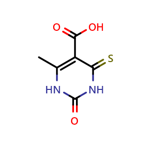 6-methyl-2-oxo-4-thioxo-1,2,3,4-tetrahydropyrimidine-5-carboxylic acid