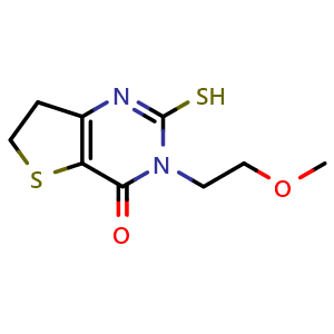 2-mercapto-3-(2-methoxyethyl)-6,7-dihydrothieno[3,2-d]pyrimidin-4(3H)-one