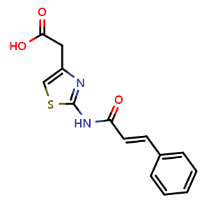 (2-{[(2E)-3-phenylprop-2-enoyl]amino}-1,3-thiazol-4-yl)acetic acid