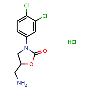 5-(Aminomethyl)-3-(3,4-dichlorophenyl)-1,3-oxazolidin-2-one hydrochloride
