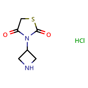 3-(azetidin-3-yl)thiazolidine-2,4-dione hydrochloride