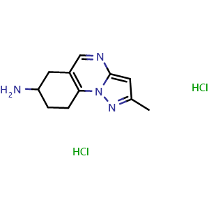 2-methyl-6H,7H,8H,9H-pyrazolo[1,5-a]quinazolin-7-amine dihydrochloride