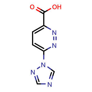6-(1H-1,2,4-triazol-1-yl)pyridazine-3-carboxylic acid