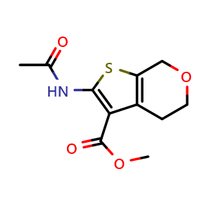methyl 2-acetamido-4,7-dihydro-5H-thieno[2,3-c]pyran-3-carboxylate