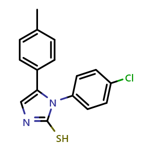 1-(4-chlorophenyl)-5-(4-methylphenyl)-1H-imidazole-2-thiol