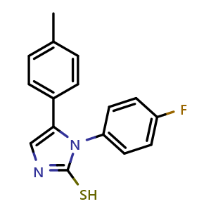 1-(4-fluorophenyl)-5-(4-methylphenyl)-1H-imidazole-2-thiol