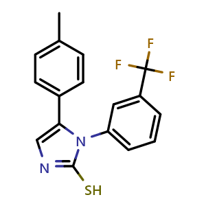 5-(4-methylphenyl)-1-[3-(trifluoromethyl)phenyl]-1H-imidazole-2-thiol
