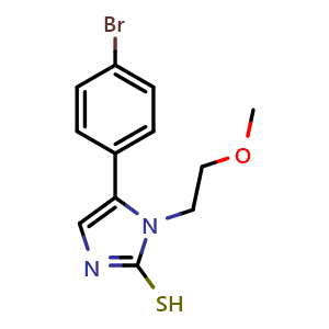 5-(4-bromophenyl)-1-(2-methoxyethyl)-1H-imidazole-2-thiol