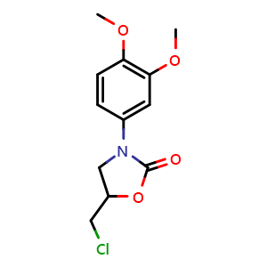 5-(chloromethyl)-3-(3,4-dimethoxyphenyl)-1,3-oxazolidin-2-one