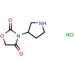 3-(pyrrolidin-3-yl)oxazolidine-2,4-dione hydrochloride