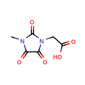 2-(3-methyl-2,4,5-trioxoimidazolidin-1-yl)acetic acid