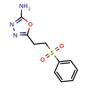 5-[2-(phenylsulfonyl)ethyl]-1,3,4-oxadiazol-2-amine
