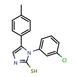 1-(3-chlorophenyl)-5-(4-methylphenyl)-1H-imidazole-2-thiol