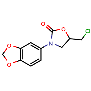 3-(1,3-benzodioxol-5-yl)-5-(chloromethyl)-1,3-oxazolidin-2-one