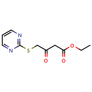 ethyl 3-oxo-4-(pyrimidin-2-ylthio)butanoate