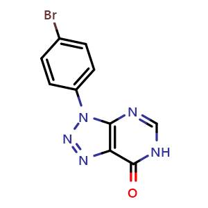 3-(4-bromophenyl)-3,6-dihydro-7H-[1,2,3]triazolo[4,5-d]pyrimidin-7-one