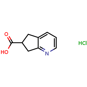 5H,6H,7H-cyclopenta[b]pyridine-6-carboxylic acid hydrochloride