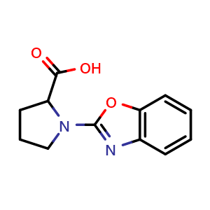 1-(1,3-benzoxazol-2-yl)pyrrolidine-2-carboxylic acid