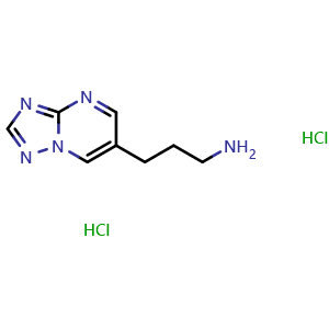 3-{[1,2,4]triazolo[1,5-a]pyrimidin-6-yl}propan-1-amine dihydrochloride