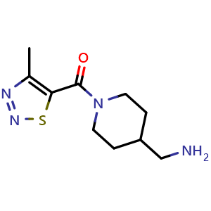 ({1-[(4-methyl-1,2,3-thiadiazol-5-yl)carbonyl]piperidin-4-yl}methyl)amine