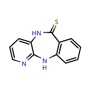 5,11-dihydro-6H-pyrido[2,3-b][1,4]benzodiazepine-6-thione