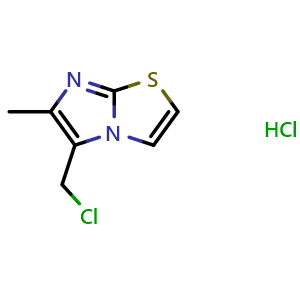 5-(chloromethyl)-6-methylimidazo[2,1-b][1,3]thiazole hydrochloride